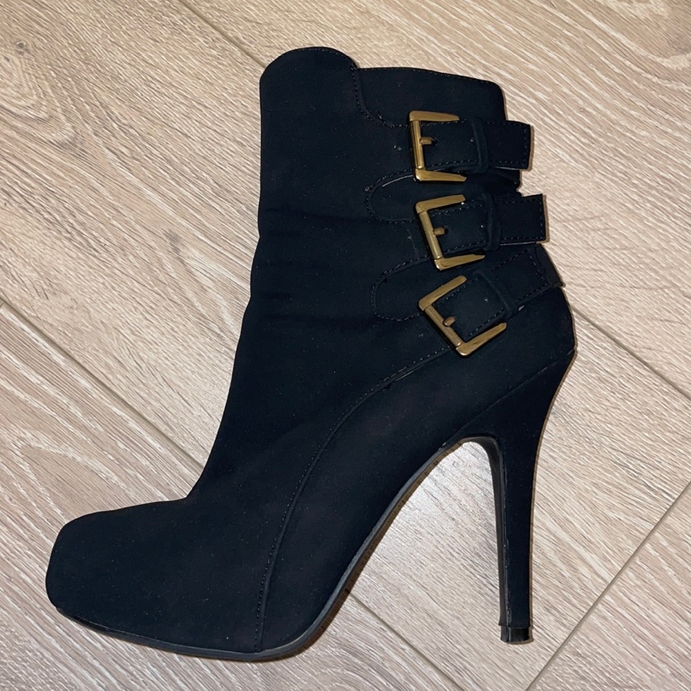 Black Heeled Booties